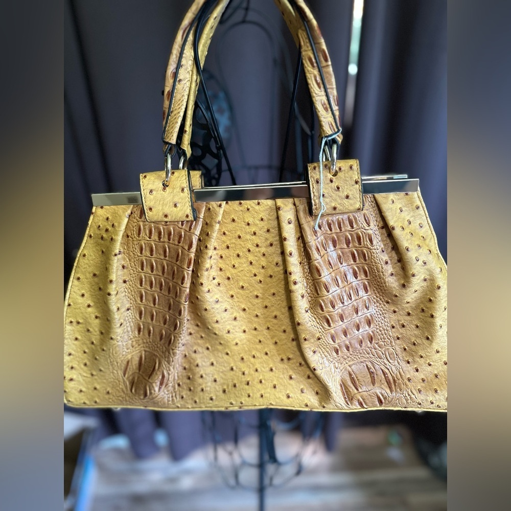 Cato Textured Faux Leather Satchel​​ - Picture 5 of 6